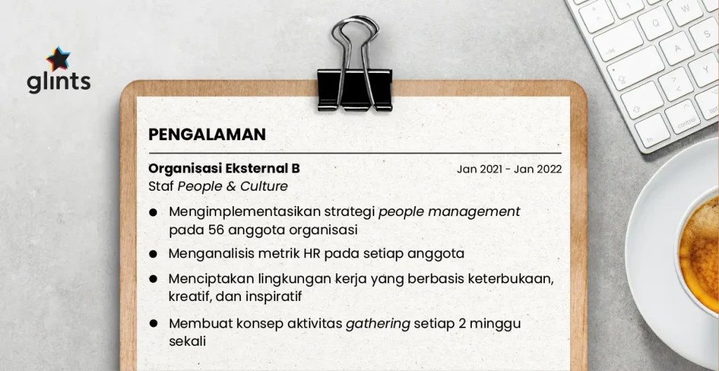 Cara Menulis Pengalaman Organisasi atau Magang yang Kuat dan Menarik