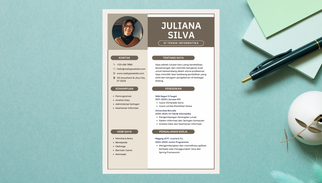 Jangan Terlalu Banyak Menggunakan Template CV