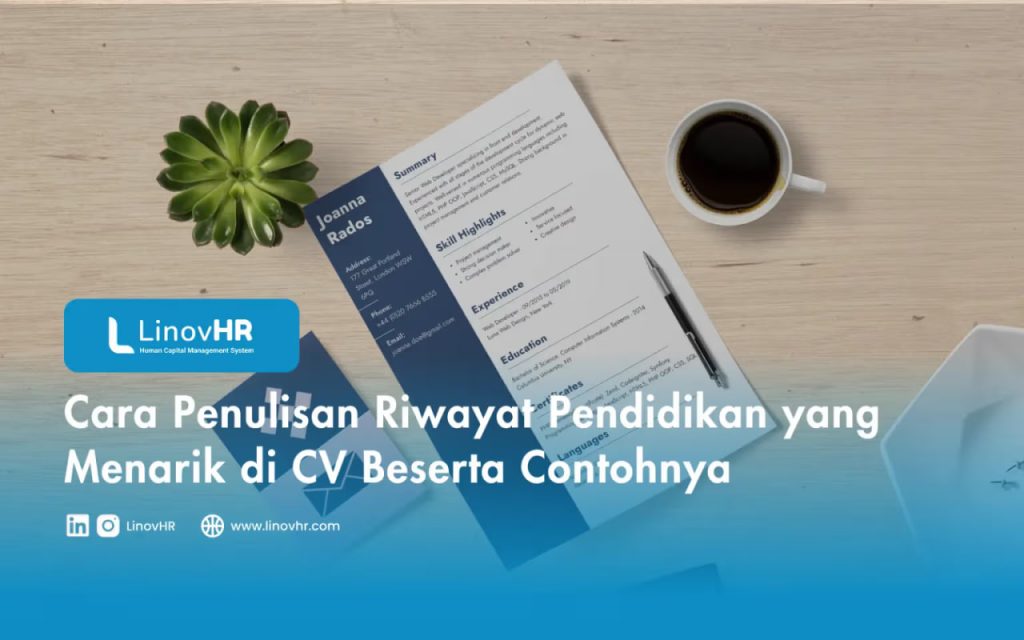 Tulis Riwayat Pendidikan secara Ringkas dan Mudah Dipindai